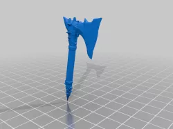 dragon bone throwing axe - dnd - magic item