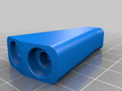 Dual extruder single nozzle y-merger