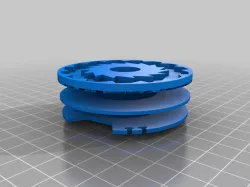 Dual string weed whacker eater spool