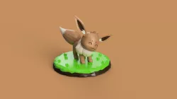 Eevee Pokemon Figurine