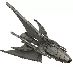 Eldar Wyrm Battleship