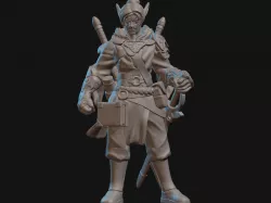 Elf Bladesinger Miniature