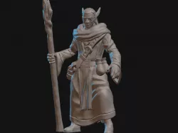Elf Druid Miniature