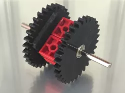 fischertechnik compatible z30 and z40 slewing ring gear (Drehkranz)