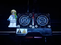 Flashforge Creator Pro LEGO Minifig Mount