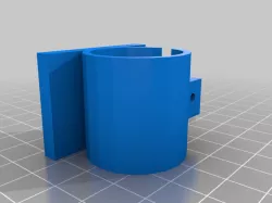 flashlight mount for sliding legolini - simple glue version