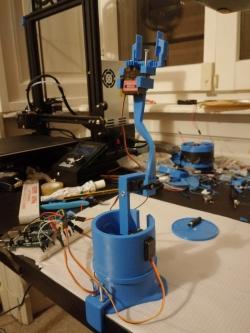 Fully 3D printed Robotic arm 3Dof