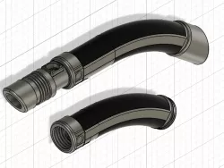 Grey Jedi - Curved Saber Mk2