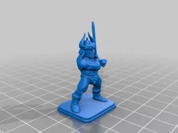 HeroQuest Barbarian Helmet Broad Sword