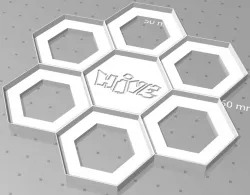 HIVE game board