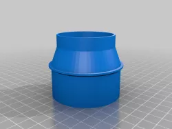 Hose Adapter - XCarve Dust Boot to 2.5" Flex Hose