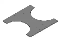 Hot bed support 220 x 220 mm