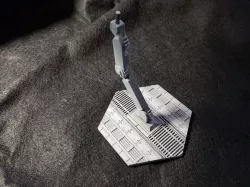 Industrial Baseplate for 1/144 Gunpla Base (Now Tileable!)