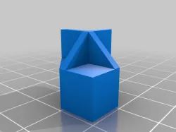 Interior cube corner spacer - 1cm