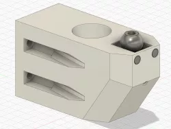Kinematic Bed Coupling for e3d Anti-backlash nut that fits Jubilee