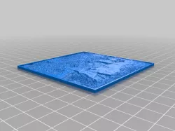 Litho1My Customized Lithophane (parametrized length and thickness)