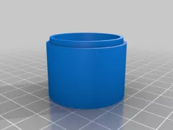 Lithophane lampshade for touchbase lamp