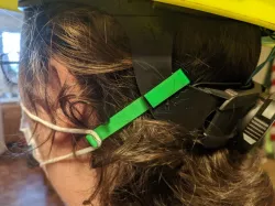 Mask Ear Saver for Hard Hats