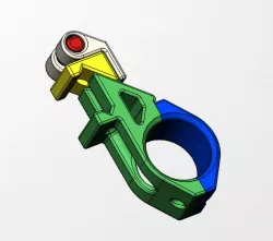 Mount a flashlight on a picatinny rail