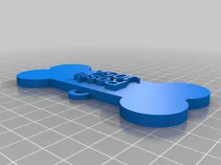 My CustomiRosiezed Pet Dog Tag bone shaped (Lengthened)