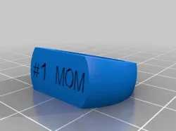 My Customized #1 MOM Ring Customization on size