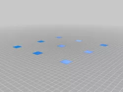 My Customized Bed Leveling Calibration Test Object (Parametric)