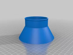 My Customized Duct/Pipe Adaptor (small printbeds too)