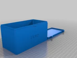 My Customized hinged box