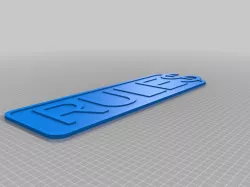 My Customized street number signbxnfgxgxc