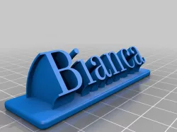 My Customized Sweeping Name Plate