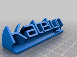 My Customized Sweeping Name Plate remix