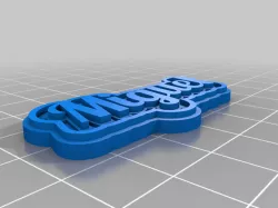My CustomMiguelMultiline Tag or Keychain