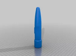 Native American Sparrow Hawk Flute head for 22mm PVC pipe + drilling template
