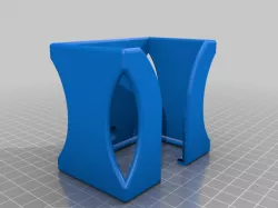 Parametric Wall Mount for Chargers and other boxes.