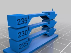 PETG Temperature Tower 225 235