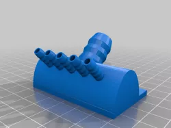 Pipe splitter and adapter (from one ID 13mm pipe to five ID 4mm pipes)