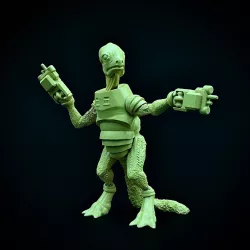 Reptiloid Gunslinger