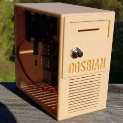 Retro Raspberry pi 4 DOS PC Tower case