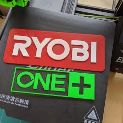 Ryobi Logo and One + logo