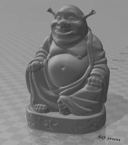 shrek buddha