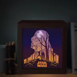 star wars lamp ligthbox