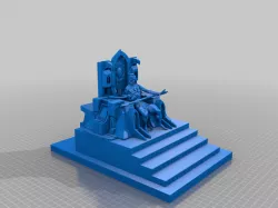 The God Emperor of Mankind + Golden Throne (sort of)