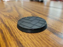 Tile Base For Miniature War Gaming