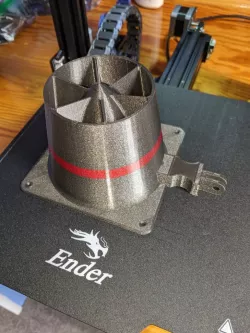 120mm Fan Shroud with GoPro mount