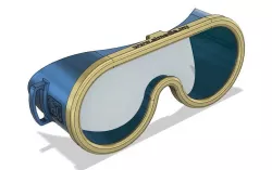 3D Printed Goggle - Asian Face (Adult Standard Size)