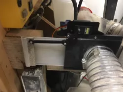 Blast gate servo mount 2.5"
