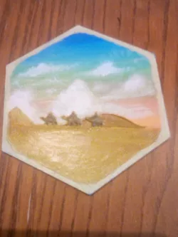 Catan Desert Tile