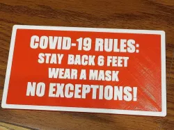 COVID-19 RULES for cube dwellers