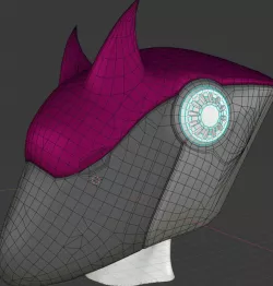 Cyberpunk Helmet Demon Helm