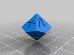 D10 - Kanji Symbols (Japanese 10 Sided Dice)
